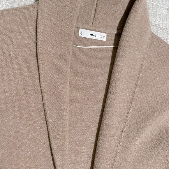 MNG Oversized Knitted Coat with Pockets - Picture 2 of 3